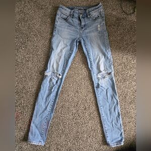 American Eagle Outfitters Light Blue Skinny Jeans